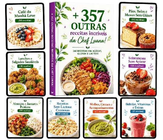 Mosaico con las 357 recetas extra de la Chef Luana